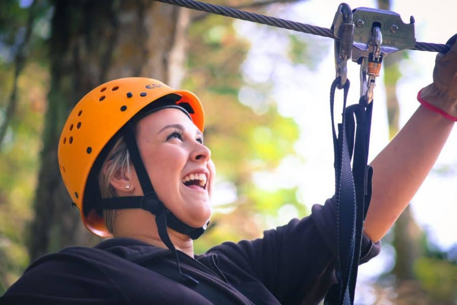 Ziplining