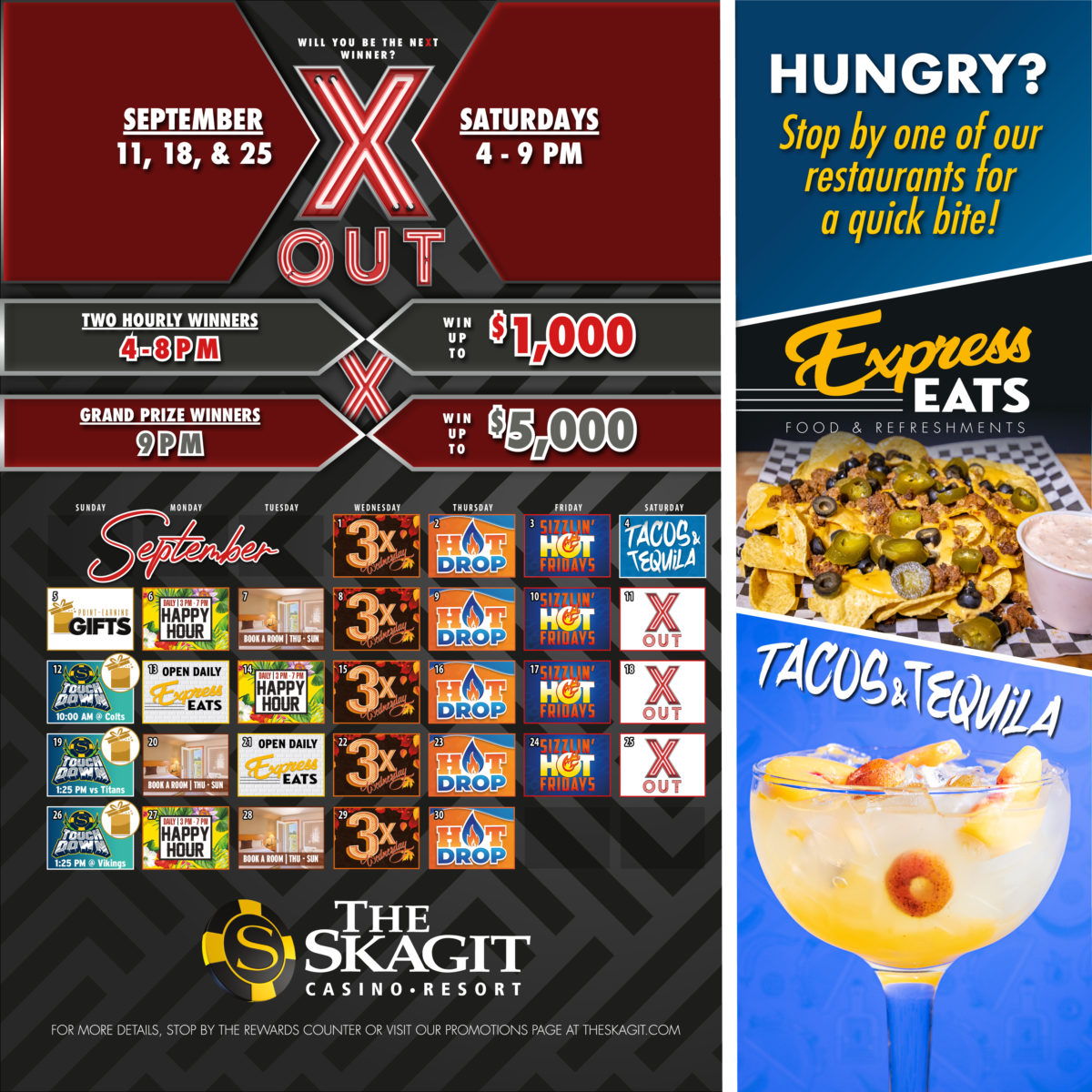 Resort Calendar The Skagit Resort Casino